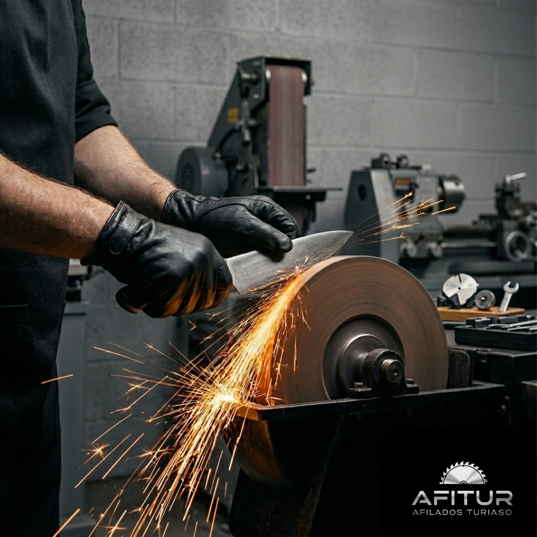 Afilado industrial de precisión AFITUR: Servicio técnico profesional para herramientas de corte